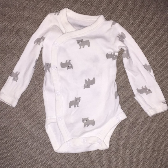 Newborn Unisex long sleeve onsies - Picture 2 of 3